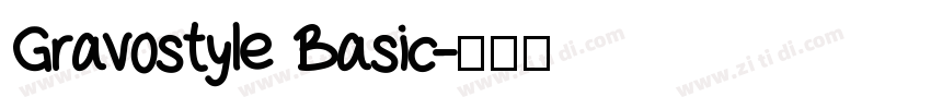 Gravostyle Basic字体转换